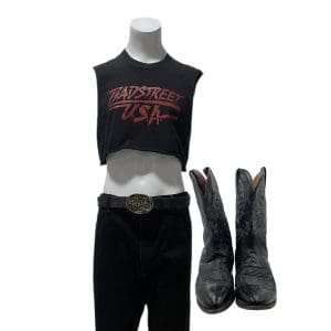 Lot #192: The Iron Claw Terry Gordy / NWA 6 Man Opponent #2 Silas Mason Screen Worn Top, Bottom, Accessories & Footwear Ch 2 Sc 66
