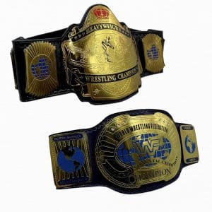 Lot #23: The Iron Claw Production Used Heavyweight Wrestling Belt & WWF Intercontinental Belt